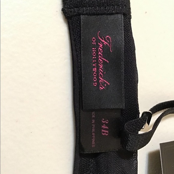 FREDERICK’S OF HOLLYWOOD Convertible Black Push-Up Bra 34B - Picture 5 of 5